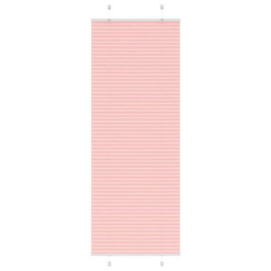 vidaXL Plissé rolgordijn 80x200 cm stofbreedte 79,4 cm polyester roze