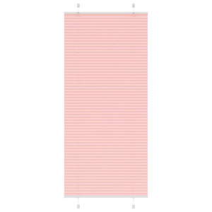 vidaXL Plissé rolgordijn 90x200 cm stofbreedte 89,4 cm polyester roze