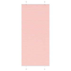 vidaXL Plissé rolgordijn 95x200 cm stofbreedte 94,4 cm polyester roze