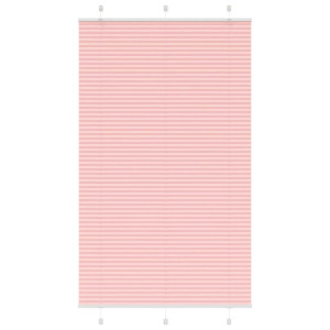 vidaXL Plissé rolgordijn 115x200cm stofbreedte 114,4cm polyester roze