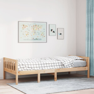 vidaXL Kinderbed zonder matras massief grenenhout 90x200 cm