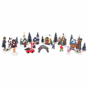 vidaXL Kerst Tafeldecoratie Multikleur 6.5 x 9.1 cm Kunststof