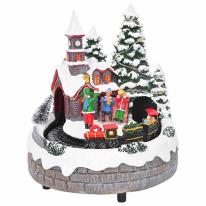 vidaXL Kerst Tafeldecoratie Multikleur 16 x 16 x 19 cm Kunststof