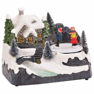 vidaXL Kerst Tafeldecoratie Multikleur 16 x 11,5 x 13 cm Kunststof