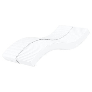 vidaXL Schuimmatras hardheid H2 H3 100x210 cm wit