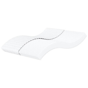 vidaXL Schuimmatras hardheid H2 H3 200x210 cm wit