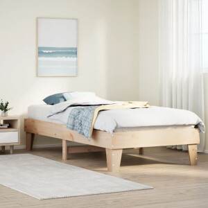 vidaXL Bedframe zonder matras massief grenenhout 90x200 cm