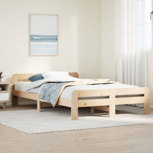 vidaXL Bedframe zonder matras massief grenenhout 120x200 cm
