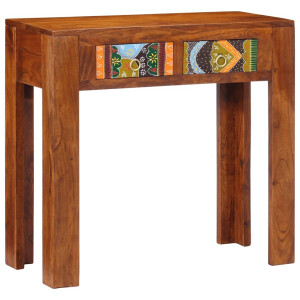 vidaXL Wandtafel 80x35x75 cm massief acaciahout