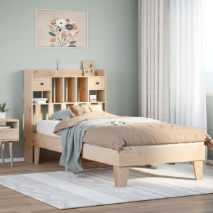 vidaXL Bedframe zonder matras massief grenenhout 90x200 cm