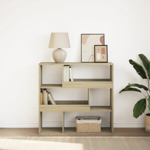 vidaXL Boekenkast / kamerscherm 100x33x94,5 cm sonoma eikenkleurig