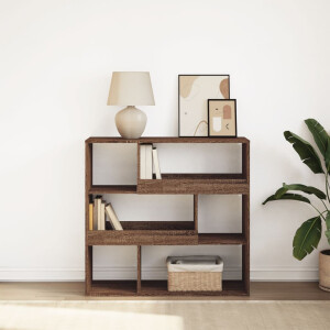 vidaXL Boekenkast / kamerscherm 100x33x94,5 cm bruin eikenkleur