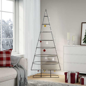 vidaXL | Metalen kerstboom | met standaard 180 cm Poedergecoat staal