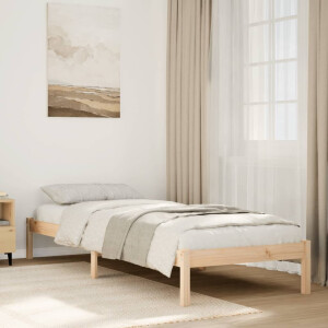 vidaXL Bedframe extra lang zonder matras massief grenenhout 80x220 cm