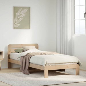 vidaXL Bedframe zonder matras massief grenenhout 90x200 cm