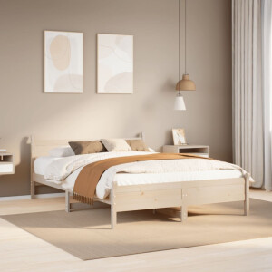 vidaXL Bedframe zonder matras massief grenenhout 140x200 cm