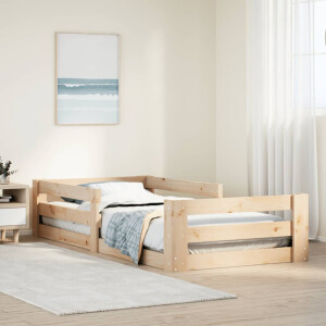 vidaXL Bedframe zonder matras massief grenenhout 80x200 cm