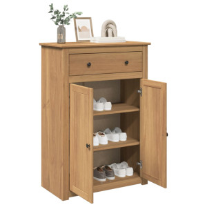 vidaXL Schoenenkast PANAMA 80x40x114 cm massief grenenhout