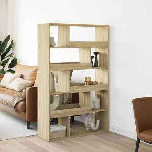 vidaXL Boekenkast 100x33x156,5 cm bewerkt hout sonoma eikenkleurig