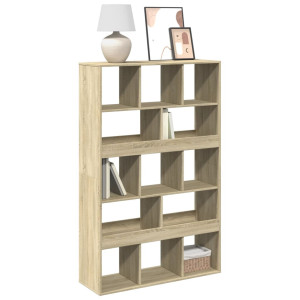 vidaXL Boekenkast 100x33x156,5 cm bewerkt hout sonoma eikenkleurig