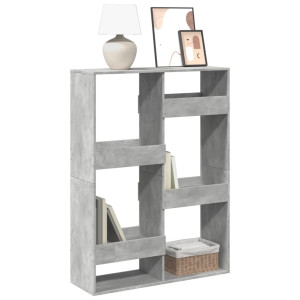 vidaXL Boekenkast 100x33x135 cm bewerkt hout betongrijs