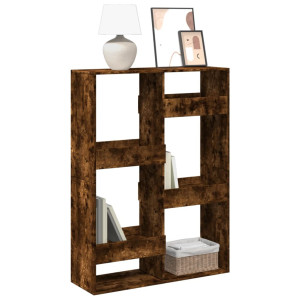 vidaXL Boekenkast 100x33x135 cm bewerkt hout gerookt eikenkleurig