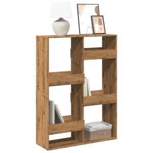 vidaXL Boekenkast 100x33x135 cm bewerkt hout artisanaal eikenkleur