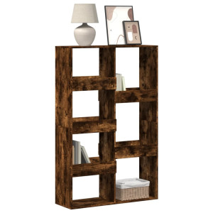 vidaXL Boekenkast 100x33x155,5 cm bewerkt hout gerookt eikenkleurig