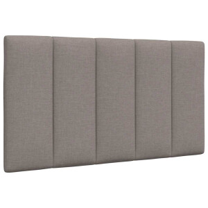 vidaXL Hoofdbordkussen "Hanko" 80 cm stof taupe