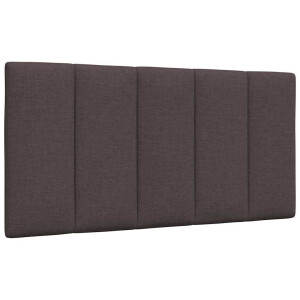 vidaXL Hoofdbordkussen "Hanko" 100 cm stof donkerbruin