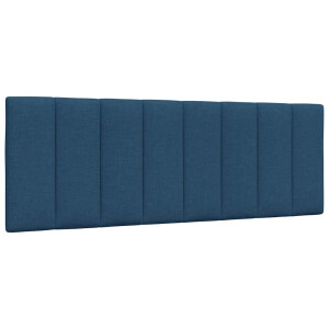 vidaXL Hoofdbordkussen "Hanko" 120 cm stof blauw