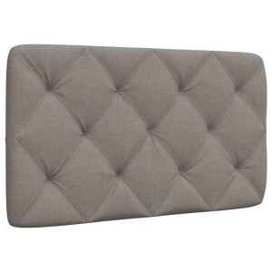 vidaXL Hoofdbordkussen 80 cm stof taupe