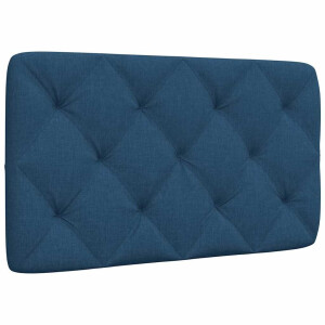 vidaXL Hoofdbordkussen 80 cm stof blauw