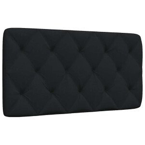 vidaXL Hoofdbordkussen 100 cm stof zwart