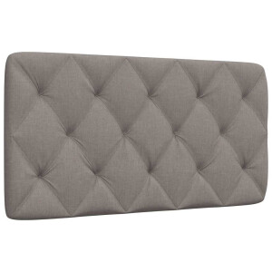 vidaXL Hoofdbordkussen 100 cm stof taupe