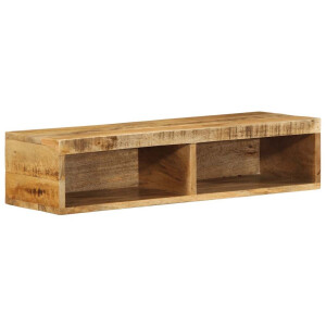 vidaXL Tv-meubel wandmontage 80x30x19 cm massief ruw mangohout