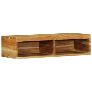vidaXL Tv-meubel wandmontage 80x30x19 cm massief acaciahout