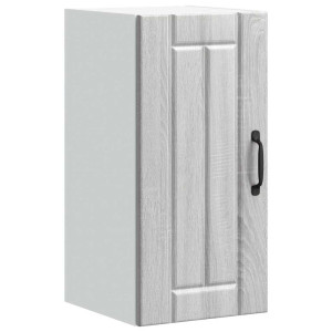 vidaXL Keukenwandkast Lucca bewerkt hout grijs sonoma eikenkleur