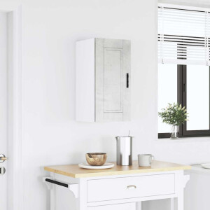 vidaXL Keukenbovenkast Porto bewerkt hout betongrijs