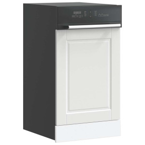 vidaXL Vaatwaspaneel Porto 45x1,5x57 cm bewerkt hout wit