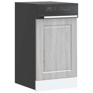 vidaXL Vaatwaspaneel Porto 45x1,5x57cm bewerkt hout grijs sonoma eiken