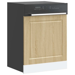 vidaXL Vaatwaspaneel Porto 60x1,5x57 cm bewerkt hout sonoma eikenkleur