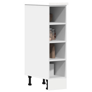 vidaXL Onderkast Riga 20x44,5x81,5 cm bewerkt hout wit