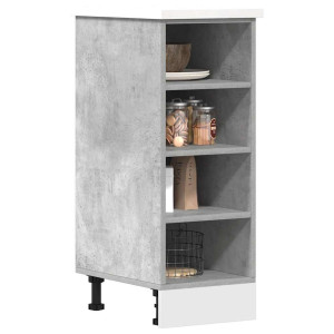 vidaXL Onderkast Riga 30x44,5x81,5 cm bewerkt hout betongrijs