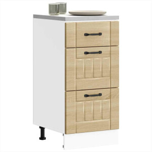 vidaXL Onderkast Lucca bewerkt hout sonoma eikenkleurig