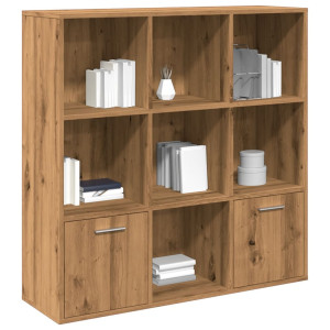 vidaXL Boekenkast 98x29x97,5 cm bewerkt hout artisanaal eikenkleur