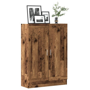 vidaXL Boekenkast 82,5x30,5x115 cm bewerkt hout oud houtkleurig