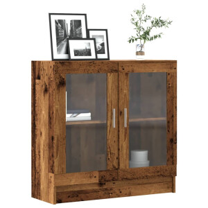 vidaXL Boekenkast 82,5x30,5x80 cm bewerkt hout oud houtkleurig