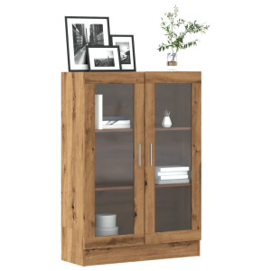 vidaXL Boekenkast 82,5x30,5x115 cm bewerkt hout artisanaal eikenkleur
