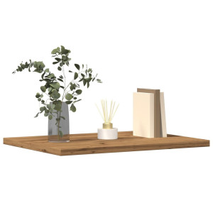 vidaXL Wandschappen 4 st 40x30x1,5 cm bewerkt hout artisanaal eiken
